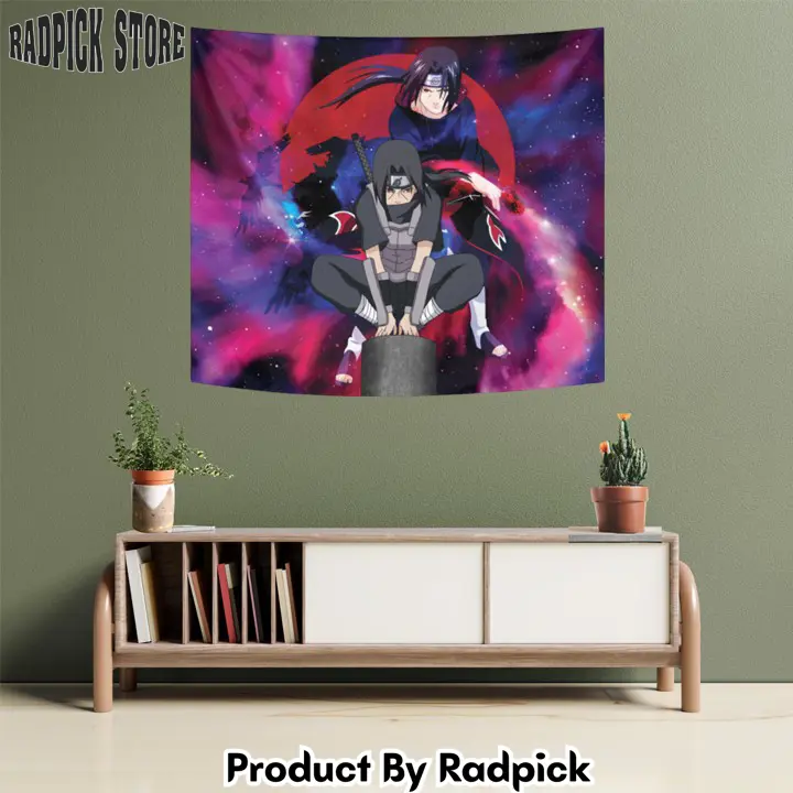Uchiha itachi tapestry custom galaxy anime wall decor  rp5947158